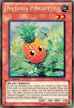 YuGiOh Naturia Pineapple DREV-EN082 Secret Rare Englisch NM unl. - Bild 1 von 2