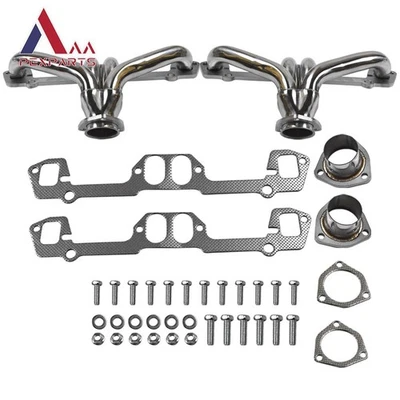 Shorty Exhaust Header for 66-96 Dodge Chrysler Plymouth Small Block 273-360 5.2L - Image 1 of 4