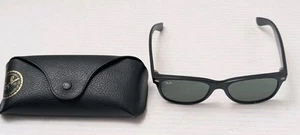 Ray-Ban New Wayfarer 55018 3N Sunglasses Matte Black w Green Lenses - Picture 1 of 7