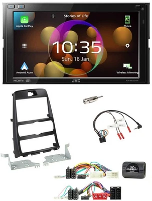 JVC DAB Lenkrad 2DIN Bluetooth USB Autoradio für Hyundai Genesis 2010-2013 schwa - Bild 1 von 4