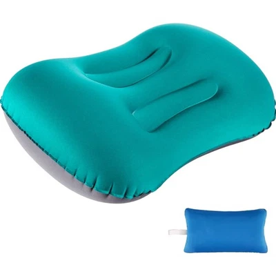 aufblasbares Camping Kissen, Reisekissen, Strandkissen, ultraleicht, ergonomisch - Bild 1 von 2
