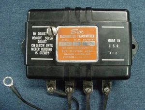 TACÓMETRO SOLAR VINTAGE EB-9A 12 VOLTIOS 8 CILINDROS TRANSMISOR MAQUETA CONVERSIÓN - Imagen 1 de 7