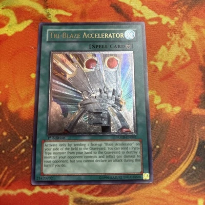 Yugioh Tri-Blaze Accelerator FOTB-EN041 Ultimate Rare 1st Ed LP/NM - Image 1 of 4