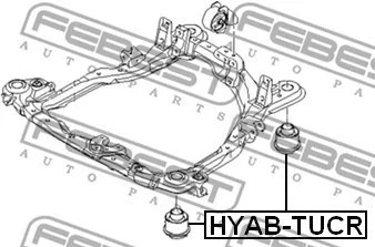 Buje de subchasis FEBEST 2005-2010 Hyundai Tucson HYAB-TUCR Foto 1 de 2