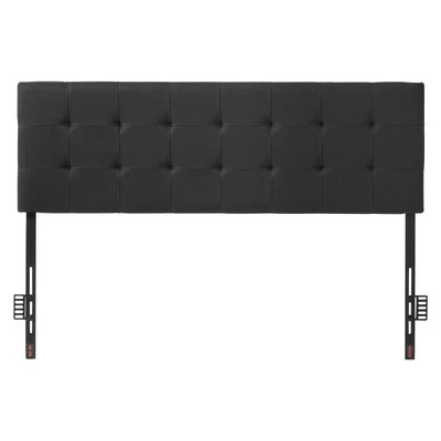 VEVOR Tête de lit pour lit Queen Size à hauteur réglable en éponge et tissu noir - Photo 1/4