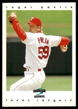 1997 Score Baseball Card Roger Pavlik Texas Rangers #161