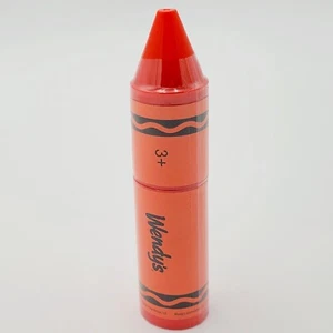 2024 Wendys Giocattolo Attività Crayola Pasto Rosso Arancione Pasto NUOVO & SIGILLATO 3+ - Foto 1 di 3