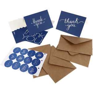  16 Pcs Thank You Blessing Cards Baby Gift Wedding Shower Wide-use