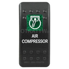 OTRATTW Carling Tech Contura II Rocker Switch, AIR COMPRESSOR, GREEN LENS