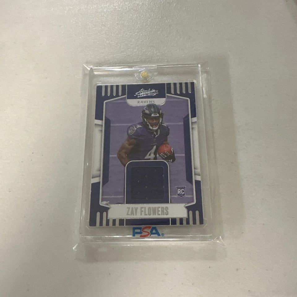 2023 Absolute Football Zay Flowers RC No. ARM-9 Jersey Rookie Patch Card Ravens - Image 1 of 2