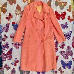 1960s Jackie O Style Salmon Macys Coat  - Picture 1 of 7