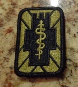 ARMEE PATCH, 5. MEDIZINISCHE BRIGADE, MULTI-CAM, SKORPION mit KLETTVERSCHLUSS - Bild 1 von 1