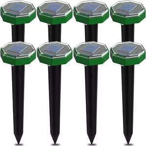 Talpe Ultrasuoni Solare 8 Pezzi,Ultrasuoni per anti Talpa Con IP65 Impermeabile, - Foto 1 di 12