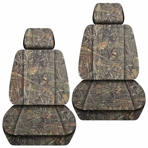 Front set car seat covers fits Ford Explorer 2003-2019   camo wetlands - Picture 1 of 1