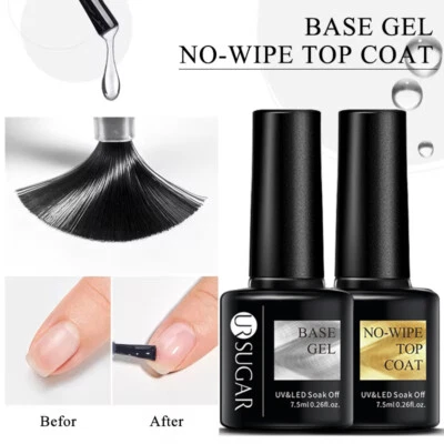 UR SUGAR Nail Line Top Coat and Base Coat Nail Gel Polish Professional UV LED Gel