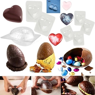 16cm Jumbo 3D Easter Egg Chocolate Mold,Decorating Tools Cake Icing Jelly Mould - Image 1 of 4