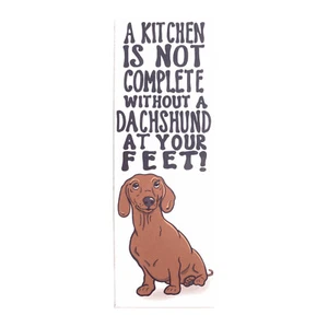 Brown Dachshund Wiener Dog Magnet Gift Collectible Kitchen Decor Handmade Gift - Picture 1 of 12