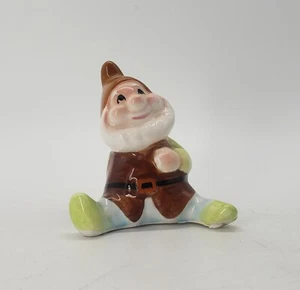 Disney Figurine Happy From Snow White & The Seven Dwarfs 2 3/4" 1970s Japan - Picture 1 of 7