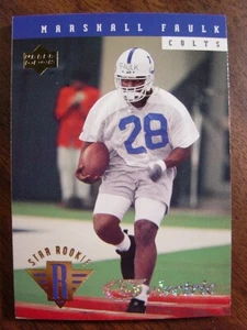 Lote (9c) Marshall Faulk 1994 Upper Deck Electric Silver Indianapolis Colts Team - Imagen 1 de 1