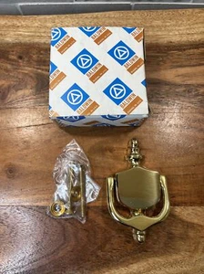 Vintage Baldwin Solid Brass Polished 4” Door Knocker NO.0138 - Picture 1 of 8