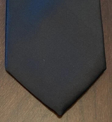 Corbata de cuello Alfani negra hecha a mano 100 % poliéster para hombre hecha en China Foto 1 de 4