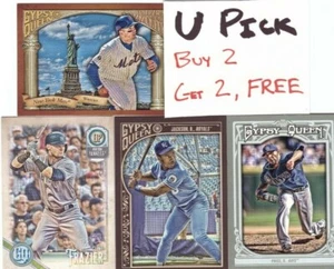 2013 2015 2017 2018 Topps Gypsy Queen Base RC, 2 kaufen 2 GRATIS erhalten - Bild 1 von 237