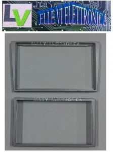 42.44204.1 Mascherina Adattatore Autoradio 2 DIN Col ARGENTO Opel Signum Omega - Foto 1 di 1