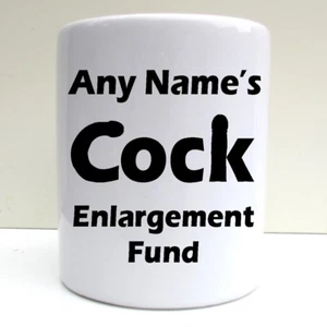 FONDO DE AMPLIACIÓN DE PENE CÓCTEL PERSONALIZADO DIVERTIDO CAJA DE DINERO DE CERÁMICA SECRETA SANTA BROMA - Imagen 1 de 4