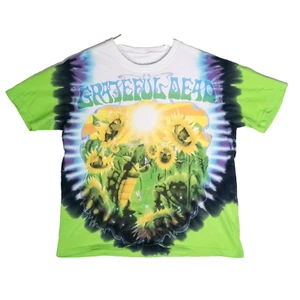 Camiseta vintage 1998 Grateful Dead Terrapin Station Sun Flower para mujer talla pequeña - Imagen 1 de 16
