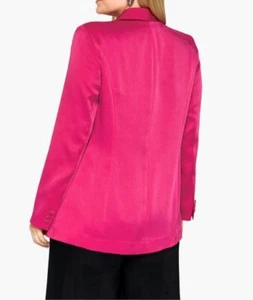 SHEEGO women's blazer with shawl collar, magenta - Picture 1 of 4