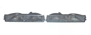 80-87 Buick Regal Front Bumper CLEAR Marker Parking Turn Light Lens SET - Picture 1 of 4