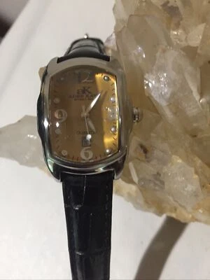 Adee Kaye Beverly Hills Watch With New Battery & New Invicta Leather Band - Image 1 of 4