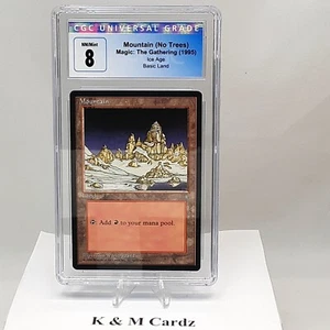MTG - Ice Age - Mountain - Graded - CGC 8.0 - Picture 1 of 7