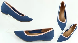 Vionic Dahlia Flat Cobalt Blue / Pink Sz 7 MINT CONDITION! - Picture 1 of 13