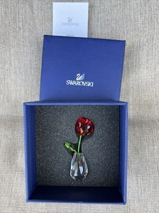 Swarovski Kristall Glow Red Rose Single Flower Dreams Gehäuse OVP NEU - Bild 1 von 3