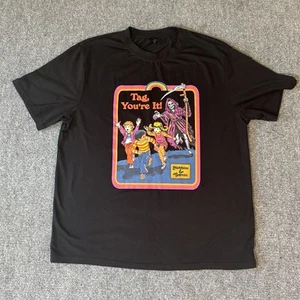 Steven Rhodes X Romwe Shirt Top Tee Black Tag You're It Unisex Size X Large - Picture 1 of 11