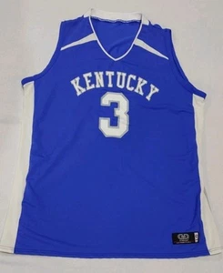 Kentucky Wildcats #3 Basketball Blue Jersey Game Gear NCAA Adult Size Large - Picture 1 of 7