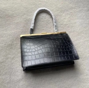Oroton Vintage Collective Embossed Metal Frame Shoulder Bag - Picture 1 of 8