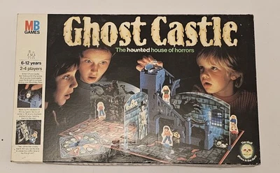 Ghost Castle Board Game 1985 Edition MB Games Vintage rare Halloween  - Image 1 of 4