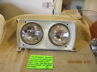 1967 OLDSMOBILE TORONADO GM FACTORY PASSENGER HEADLIGHT PARTS FROM NEW MEXICO - Image 1 of 4