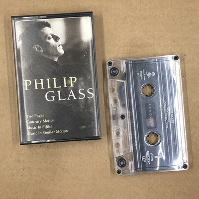 PHILIP GLASS Cassette Tape Electronic Minimal MUSIC IN SIMILAR MOTION TWO PAGES - Image 1 of 4