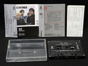U2 October Taiwan Ltd Edition Cassette 1985 RARE Promo Insert - Picture 1 of 8