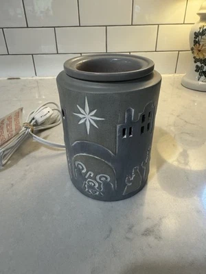 Scentsy Bethlehem Wax Warmer Christmas Birth Of  Jesus Grey Nativity Star - Image 1 of 4