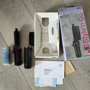 Braun Style'n Go Portable Travel Cordless Gas Tong Brush Type Vintage Rare New - Picture 1 of 5