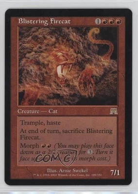 Blistering Firecat Magic: Onslaught #189 2002 - Image 1 of 2