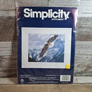 Simplicity Stitchery Wings Over Winter Eagle Mountains 05027 USA - Picture 1 of 3