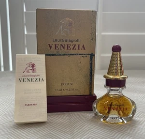 Laura Biagiotti Venezia Parfum 0,25 Oz. 7,5 ml Damenparfum Extrait Vintage - Bild 1 von 6