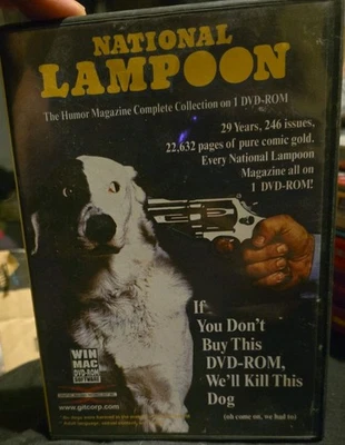 National Lampoon Magazine Jan 1973 Buy This Magazine We’ll Kill This Dog Cover - Image 1 of 4