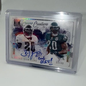 2025 Panini Impeccable Football Brian Dawkins Canvas Creations /49 - Picture 1 of 3