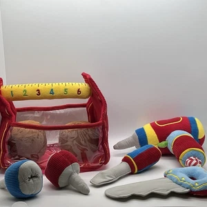 Melissa & Doug Toolbox Fill and Spill Soft Toy Tool Set MISSING HAMMER - Picture 1 of 24